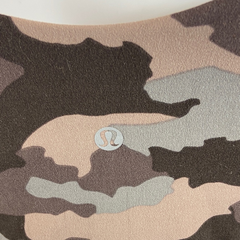 lululemon athletica Camo Dusty Bronze Camouflage sports bra Align Tank Top crop - Picture 5 of 7